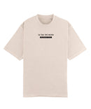 Camiseta urbana Premium - La Ley del Miedo | gris o piedra desgastado | minimal