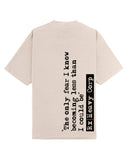 Camiseta urbana Premium - La Ley del Miedo | gris o piedra desgastado | massive