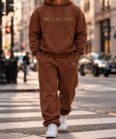 Sudadera Oversize Premium UNISEX - Diseño corporativo - marrón chocolate