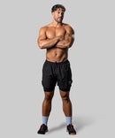 Pantalón Corto doble con malla - X TRAINING - negro beige azul marino marrón gris