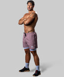 Pantalón Corto doble con malla - X TRAINING - negro beige azul marino marrón gris