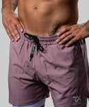 Pantalón Corto doble con malla - X TRAINING - negro beige azul marino marrón gris