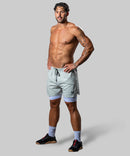 Pantalón Corto doble con malla - X TRAINING - negro beige azul marino marrón gris