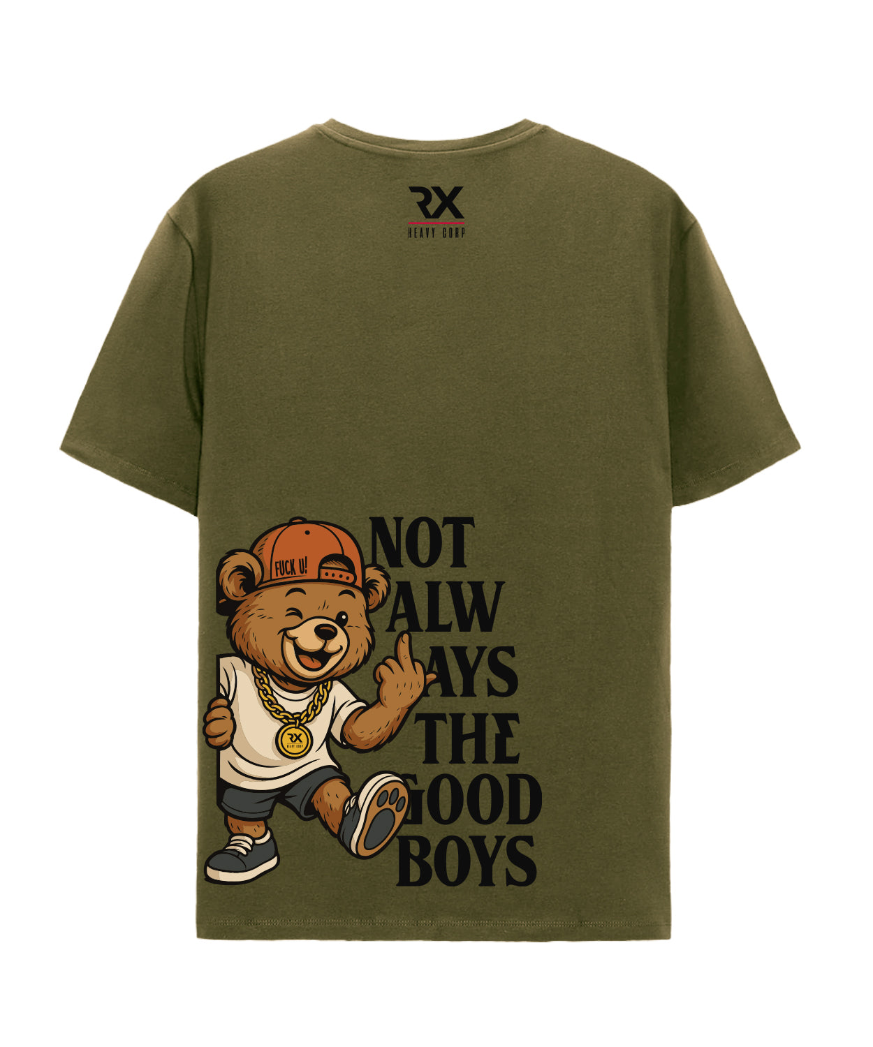 Camiseta urbana oversize - Animal FCKRS Osito | Cross Training & Moda Urbana | varios colores