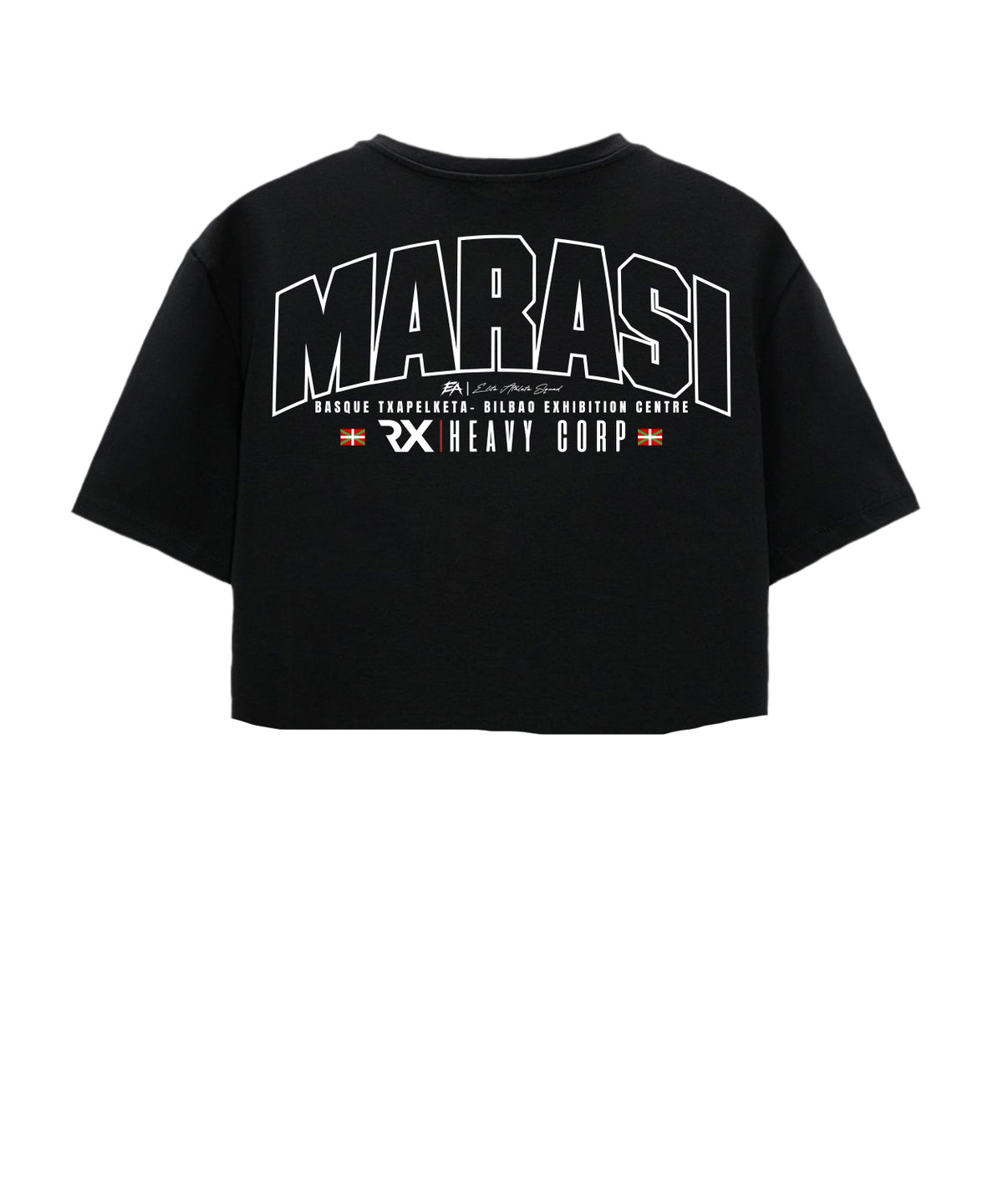 Crop top Oversize - NOMBRE BANDERA PERSONALIZADA · Drop Txapelketa