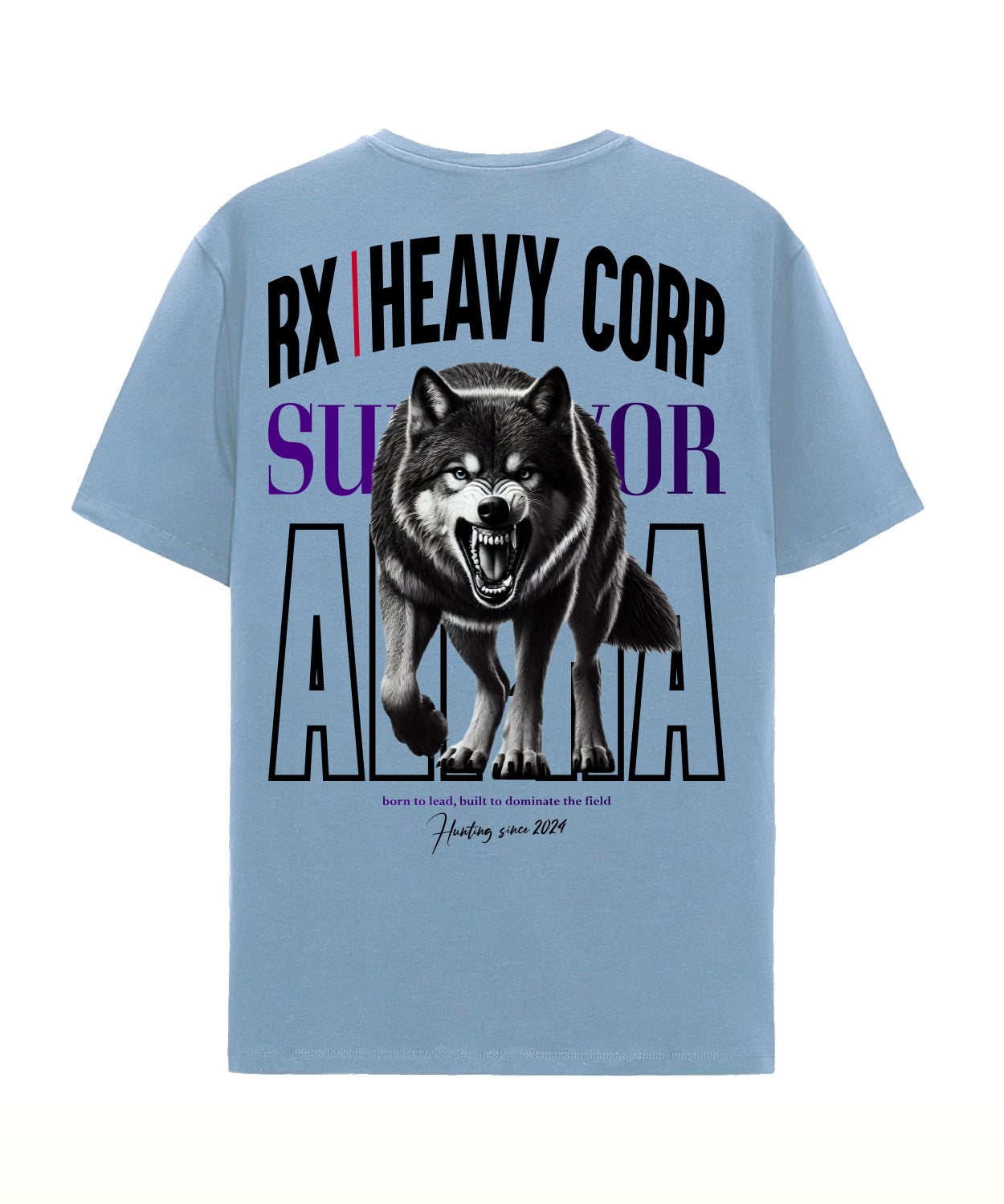 Camiseta urbana oversize - LOBO Survivor, ALPHA drop | Cross Training & Moda Urbana | varios colores