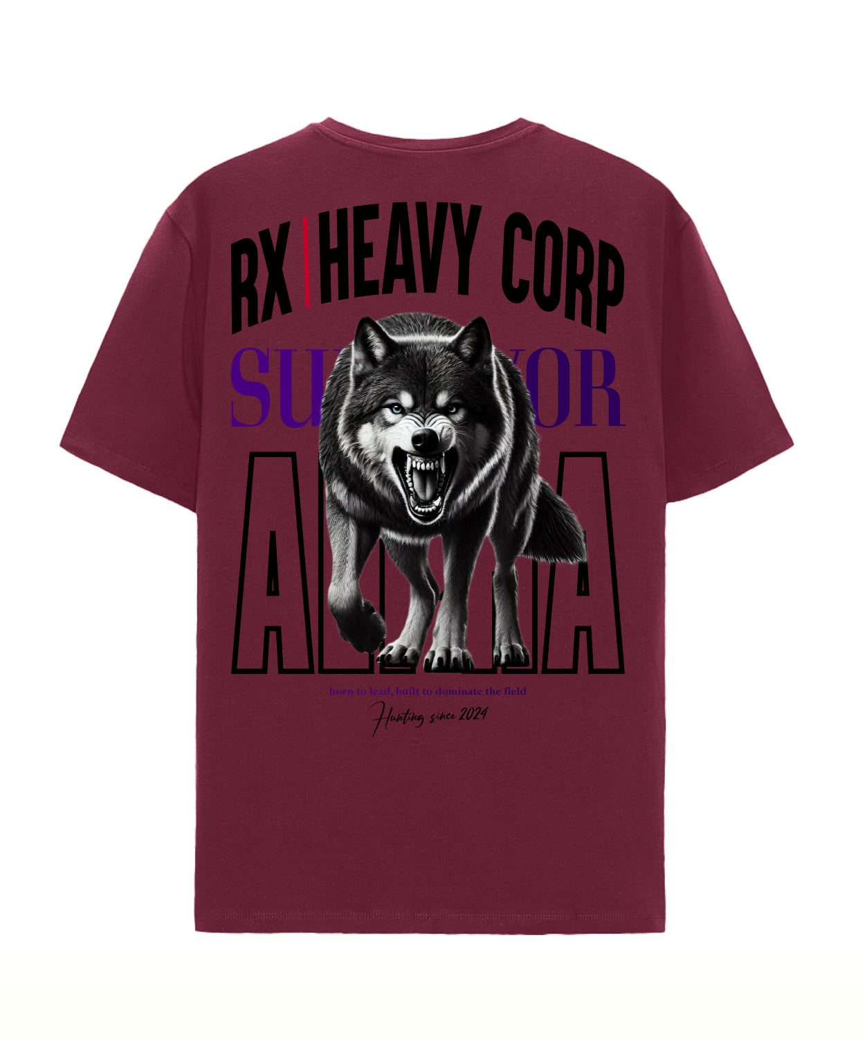 Camiseta urbana oversize - LOBO Survivor, ALPHA drop | Cross Training & Moda Urbana | varios colores