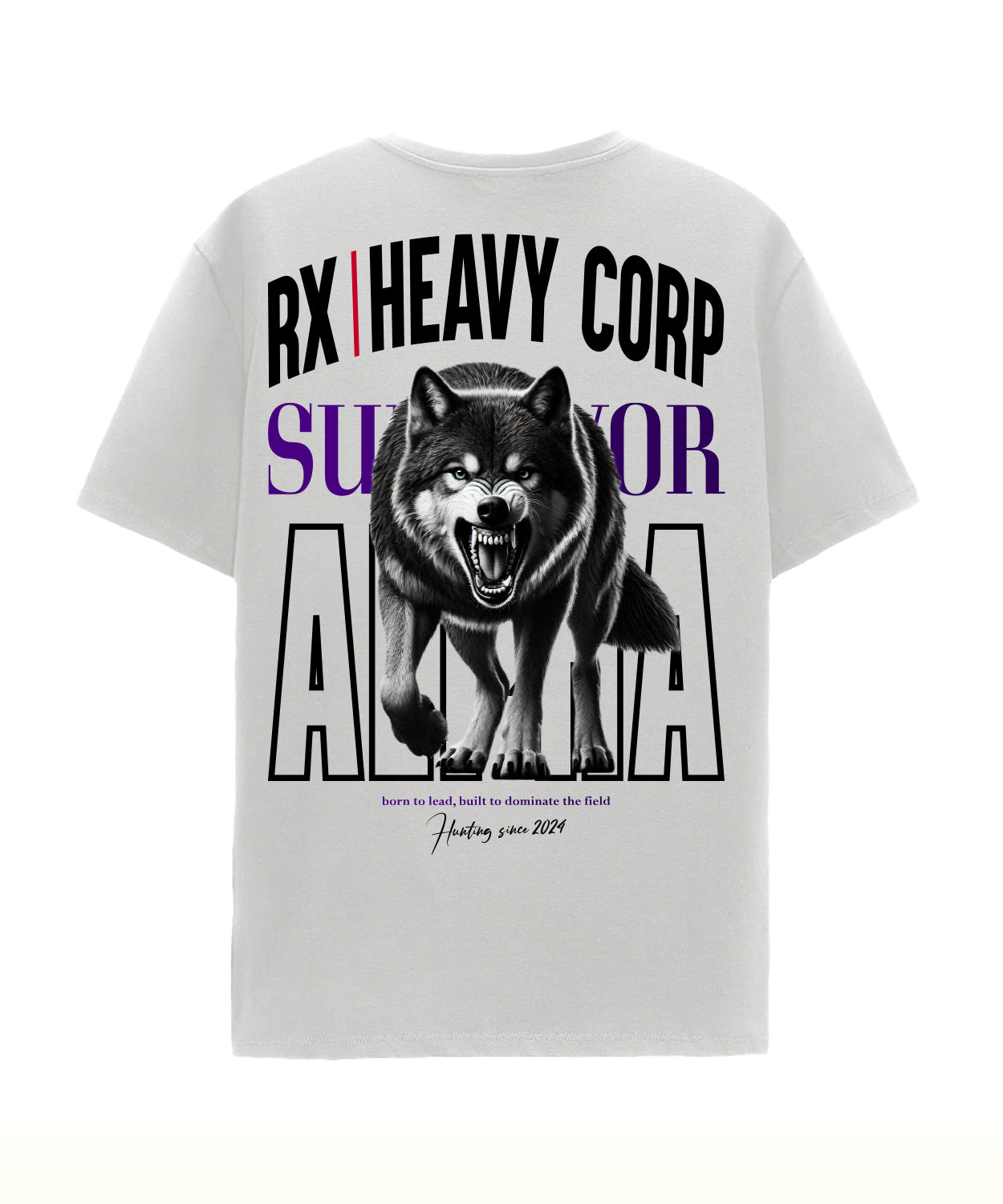 Camiseta urbana oversize - LOBO Survivor, ALPHA drop | Cross Training & Moda Urbana | varios colores
