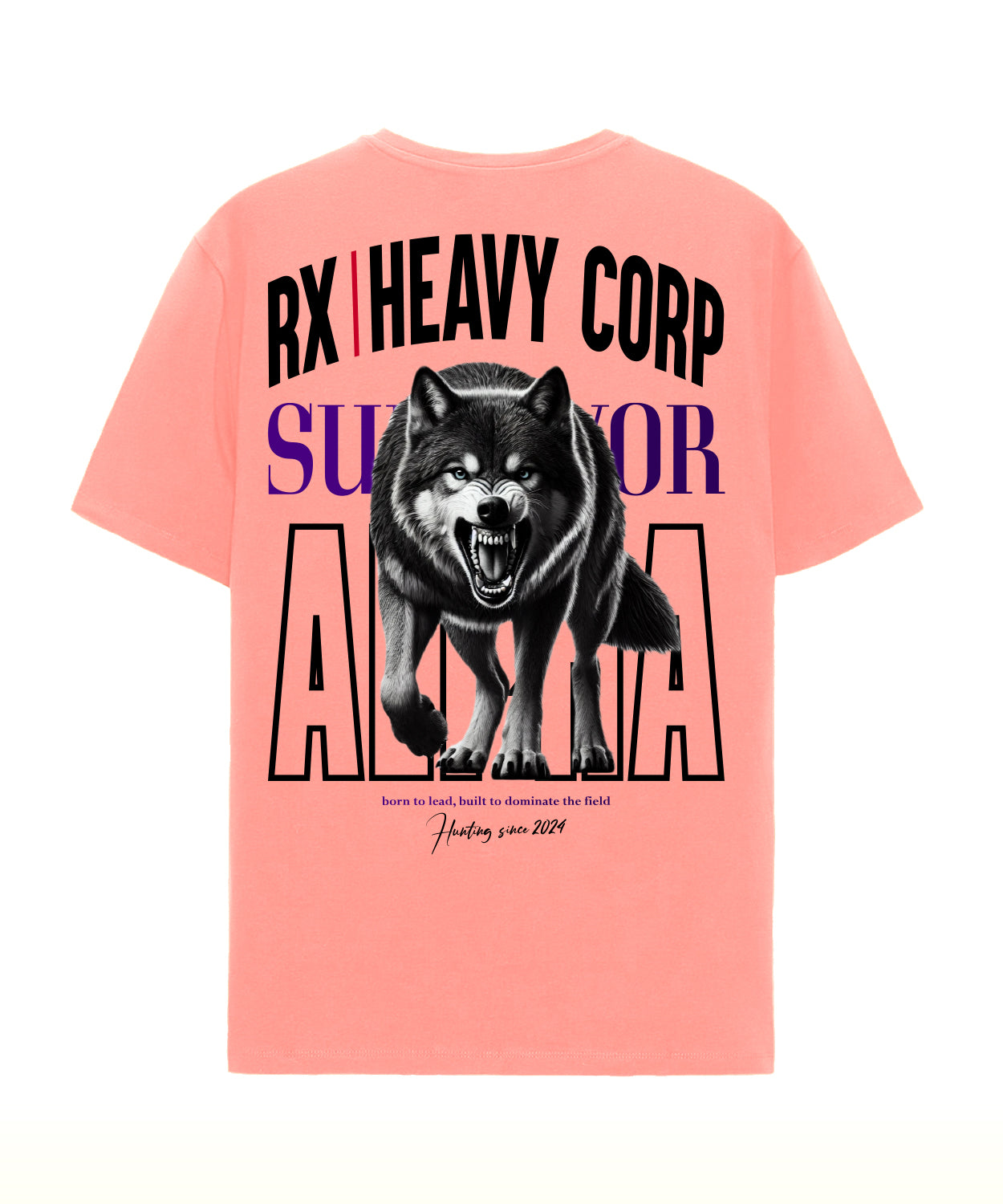 Camiseta urbana oversize - LOBO Survivor, ALPHA drop | Cross Training & Moda Urbana | varios colores