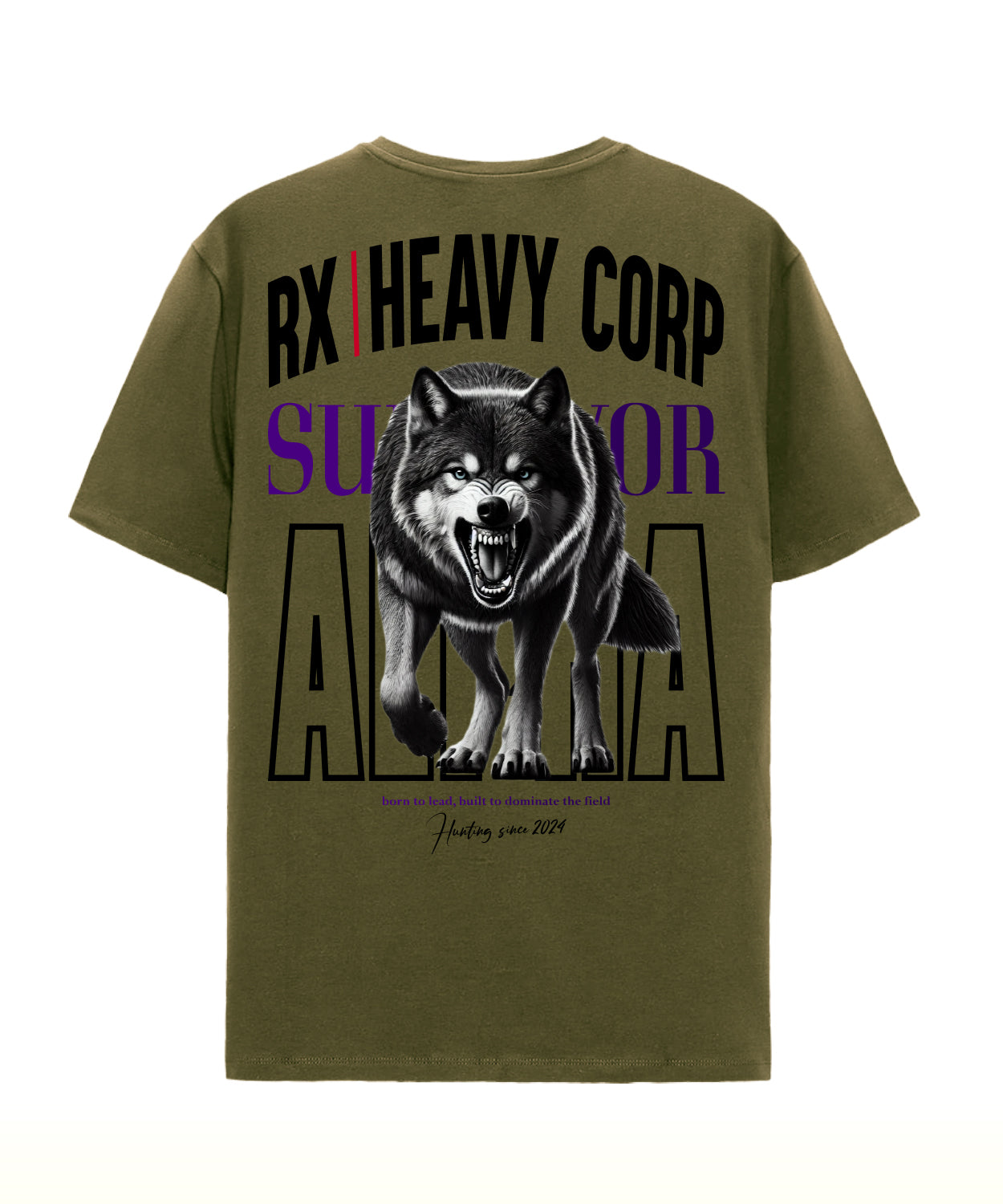 Camiseta urbana oversize - LOBO Survivor, ALPHA drop | Cross Training & Moda Urbana | varios colores
