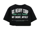 Crop Top Regular Algodón - My Enemy, Myself