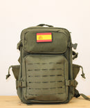 MOCHILA TÁCTICA MILITAR negra o verde 45L RX HEAVY: Resistencia y Versatilidad, ideal para Cross Training